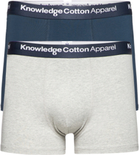 "2-Pack Underwear - Gots/Vegan Boxershorts Multi/patterned Knowledge Cotton Apparel"