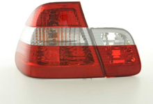 Baklampor Briljant Krom/Röd BMW 3-Serien E46 4-Dörrars Sedan 1998-2001
