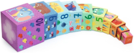 Rainbow, Stacking Blocks Toys Baby Toys Educational Toys Stackable Blocks Multi/mønstret Djeco*Betinget Tilbud