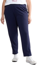 Große Größen Sweatpants Damen (Größe 54, dunkelblau) Stoffhosen | Viskose/Polyester/Elasthan