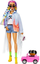 Barbie - Extra Dukke - Rainbow Braids (GRN29)