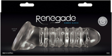 Ribbed extension clear