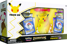 Pokémon TCG: Celebrations Premium Figure Collection 25th Anniversary - Pikachu VMAX & T-Shirt Bundle - XS - Mustard