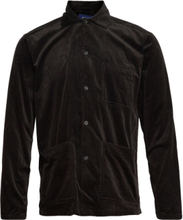 Men's Shirt: Casual Corduroy Tops Shirts Casual Black Eton