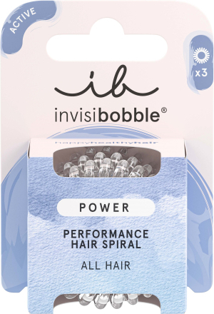 Invisibobble Power Crystal Clear 3 pcs