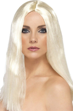 Star Style Long Straight Wig Blonde Blond Peruk