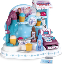 Frozen Ice Cream Factory Toys Role Play Toy Market Stalls & Accessories Blå Smoby*Betinget Tilbud