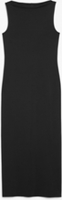 Boat neck maxi dress - Black
