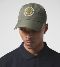 Fred Perry Archive Logo Cap, M.GRN/M.GRN