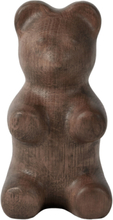 Gummy Bear Smoked Small Home Decoration Decorative Accessories/details Wooden Figures Brun Boyhood*Betinget Tilbud