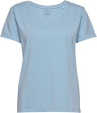 Adele Tee T-shirts & Tops Short-sleeved Blå Minus*Betinget Tilbud