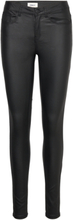 Onlanne K Mid Waist Coated Pnt Noos Bottoms Trousers Leather Leggings-Bukser Black ONLY