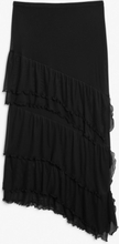 Layered midi skirt - Black