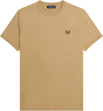 Fred Perry - Ringer T-Shirt - Warm Stone