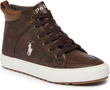 Sneakers Polo Ralph Lauren RF104242 CHOCOLATE BURNISHED W/ CREAM