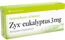 Zyx eukalyptus, sugtablett 3 mg 20 st