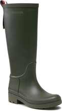 Stövletter Tommy Hilfiger Tommy Rubberboot FW0FW07665 Army Green RBN
