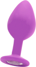 Diamond Butt Plug Large Purple