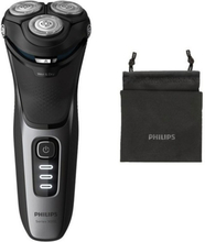 Genopladelig elektrisk barbermaskine Philips Wet&Dry S3231/52 Sort