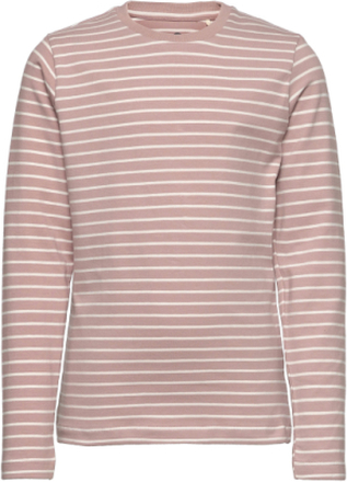 T-Shirt Ls - Yd Stripe T-shirts Long-sleeved T-shirts Rosa En Fant*Betinget Tilbud