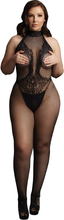 Le Désir Fishnet And Lace Bodystocking Queen Size