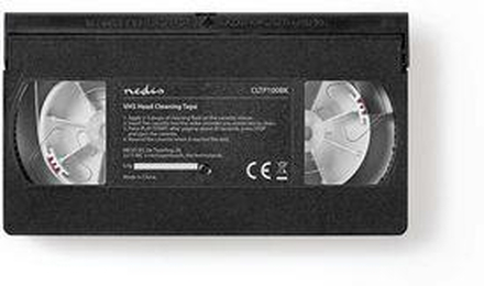 Nedis Regörings tejp | 20 ml | VHS-huvuden | Svart