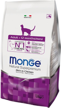 Monge Natural Superpremium Adult Cat - Sparpaket: 3 x 1,5 kg