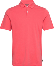 Durwin S/S Polo Shirt Designers Polos Short-sleeved Coral Morris