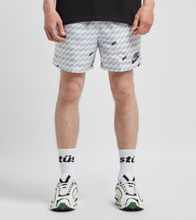 Nike Hybrid All Over Print Swim Shorts, vit