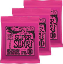 Ernie Ball 2223 Super Slinky el-guitar-strenge 009-042, 3-pack