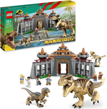 Visitor Centre: T. Rex & Raptor Attack Toys Lego Toys Lego jurassic World Multi/patterned LEGO