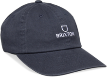 Alpha Lp Cap Accessories Headwear Caps Marineblå Brixton*Betinget Tilbud