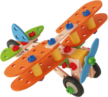 "Eichhorn Constructor , Biplane Toys Building Sets & Blocks Building Sets Multi/patterned Eichhorn"