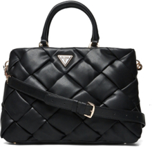 Zaina Girlfriend Satchel Bags Small Shoulder Bags-crossbody Bags Black GUESS