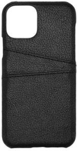 ONSALA COLLECTION Mobilskal Skinn Svart iPhone 11 Pro med Kortfack