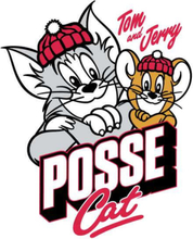 Tom & Jerry Posse Cat Sweatshirt - White - S - White
