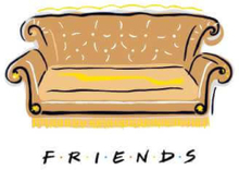 Friends Couch Sweatshirt - White - S - White