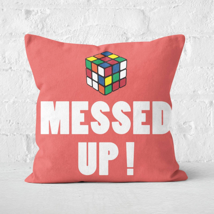 Solved It! Messed Up! Square Cushion - 50x50cm - Soft Touch