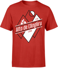Alto De L'Angliru Men's Red T-Shirt - L