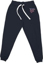 DC Super Girl Embroidered Unisex Joggers - Navy - XL