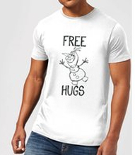 Disney Frozen Olaf Free Hugs Men's T-Shirt - White - XXL