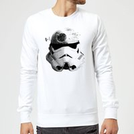 Star Wars Command Stormtrooper Death Star Sweatshirt - White - S