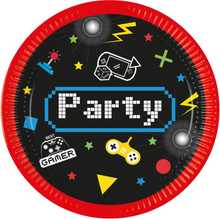 Papperstallrikar Gaming Party - 8-pack