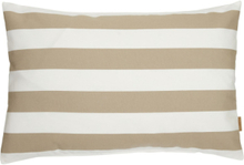 Cushion Cover - Outdoor Stripe Home Textiles Cushions & Blankets Cushion Covers Beige Boel & Jan