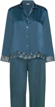 Pure Silk - Pyjamas Pyjamas Nattøj Blue Lady Avenue