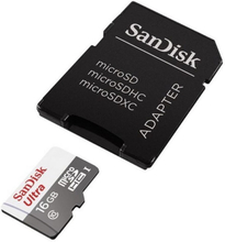 Mikro-SD-hukommelseskort med adapter SanDisk SDSQUNS-GN3MA C10 80 MB/s-100 MB/s 32 GB
