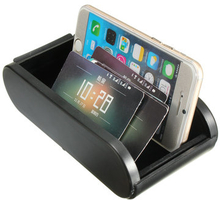 Car Storage Box Rolls Plastic Pocket Telescopic Dash Mobile Phone Coins Holder