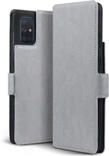 Qubits - slim wallet hoes - Samsung Galaxy A71 - Grijs