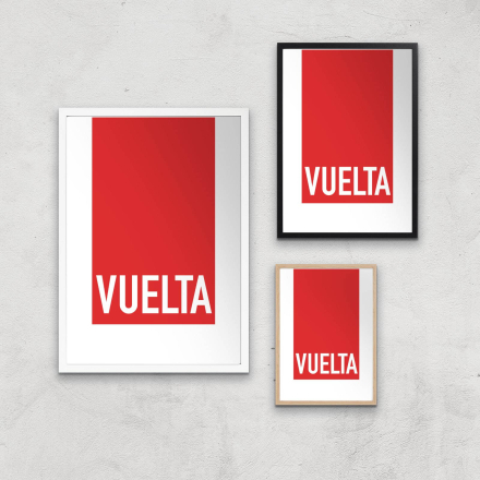 PBK Vuelta Giclee Art Print - A2 - White Frame