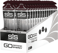 SiS GO Energy + Caffeine Energigel Ask Double Espresso, 30 x 60 ml